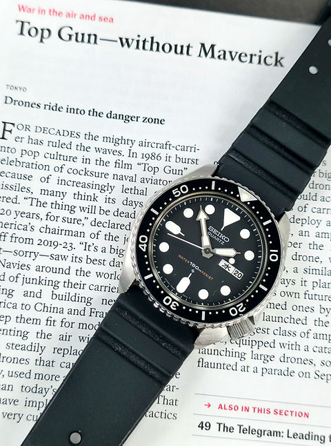 1981 Seiko 7548-7000 Dive Watch, w/Original Dive Strap | DC 1981 Seiko 7548-7000 Dive Watch, w/Original Dive Strap | DC