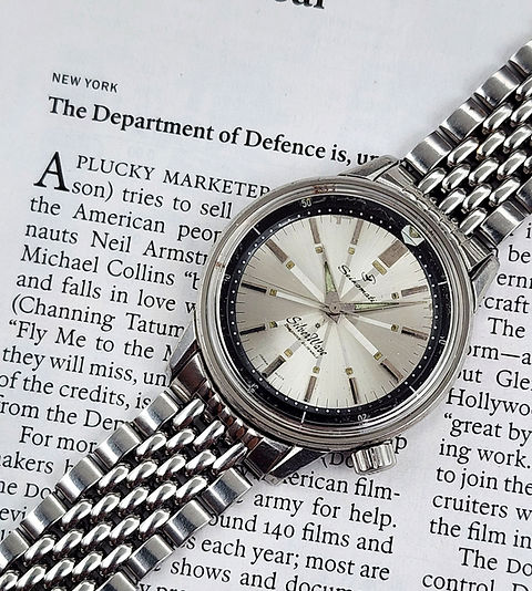 1961 Seiko J12082 SilverWave Starburst, Seiko's First Dive Watch