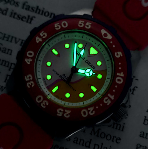 JDM 1992 Alba V701-6360 Aqua Gear Womens Dive Watch | DC Vintage