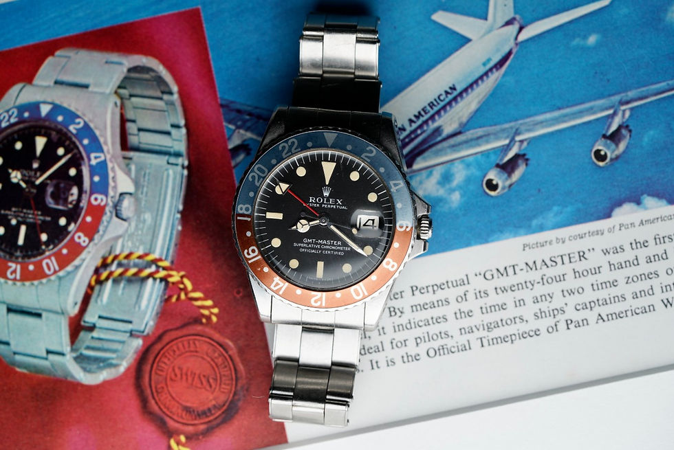 Thumbnail: Mid-1980s Rolex 1675 GMT-Master "Rolex, Killy & the Fine Art of Timing" Advert