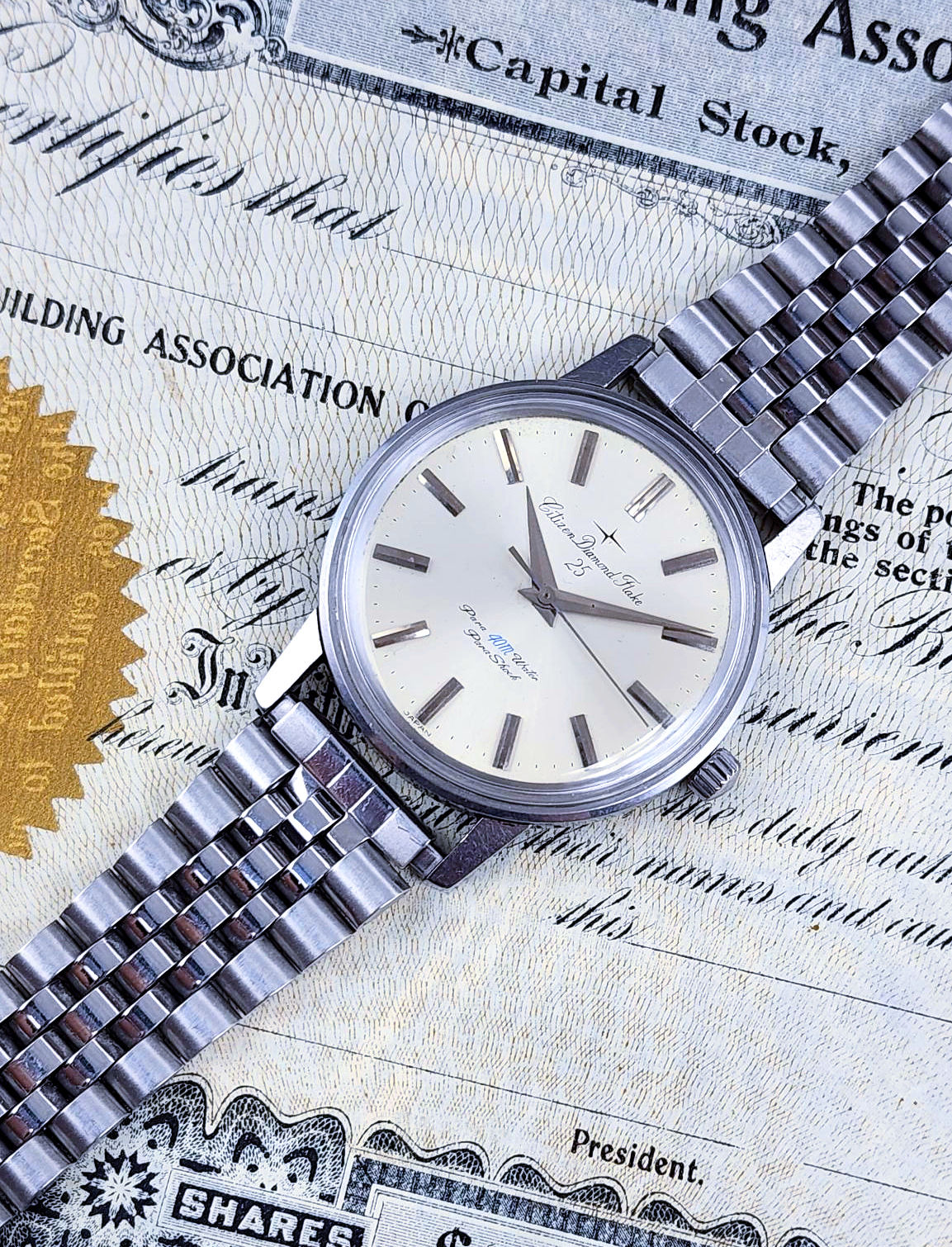 1964 Citizen Diamond Flake Calibre 700 Dress Watch