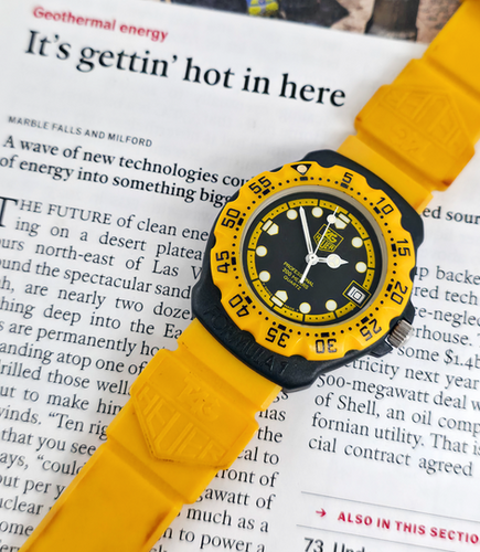 1988 TAG Heuer Formula 1 Ref. 380.513 Dive Watch | DC Vintage Watches
