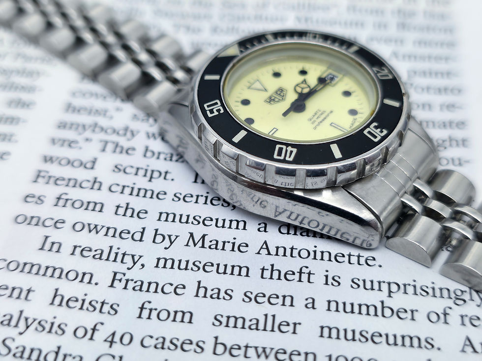 Thumbnail: Full-Lume 1984 Heuer Professional Ref. 980.108 Diver