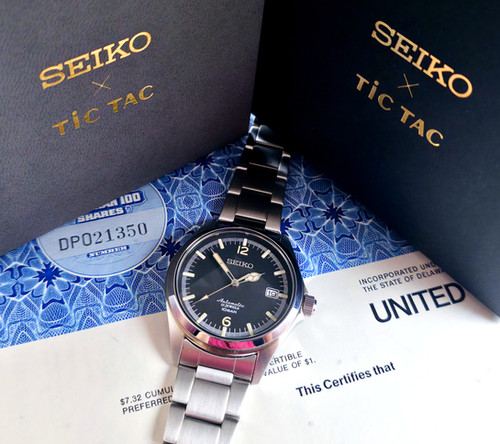 Seiko SZSB006 TiCTAC 35th Anniversary Automatic Watch | DC Vintage