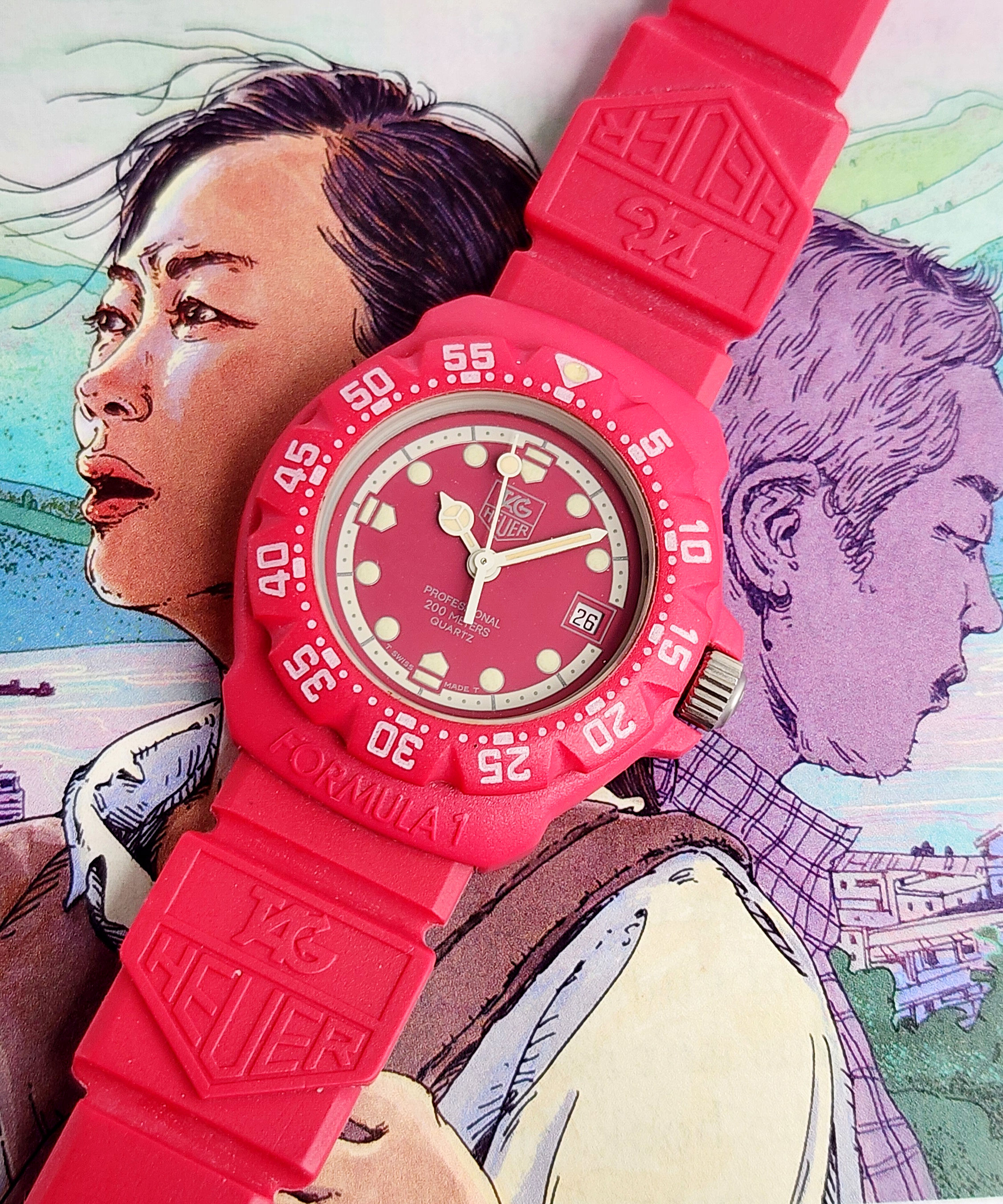 1991 TAG Heuer Formula 1 Ref. 365.508 Womens Diver