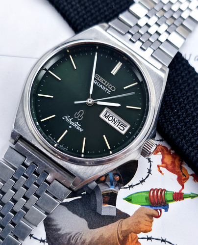 Emerald 1980 Seiko SilverWave 8229-8000 Sport Diver Watch | DC