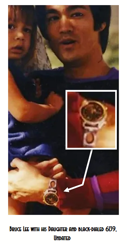 Thumbnail: 1969 Seiko 6139 True Bruce Lee 3” Glossy Sticker