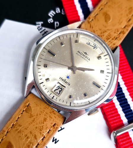 1970s Mondia Stellaris Automatic Watch | DC Vintage Watches