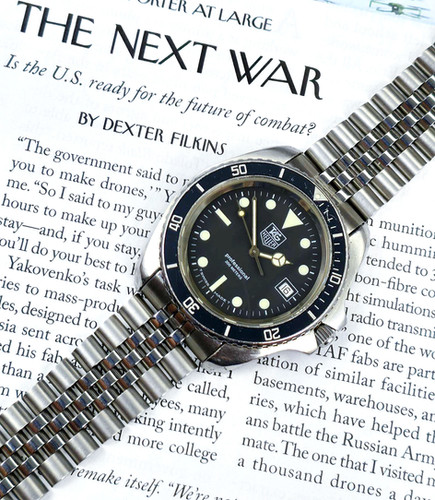 ホイヤー Heuer 1000 AUTOMATIC professional Vintage Heuer 1000 Professional 200 Meters 980.026L