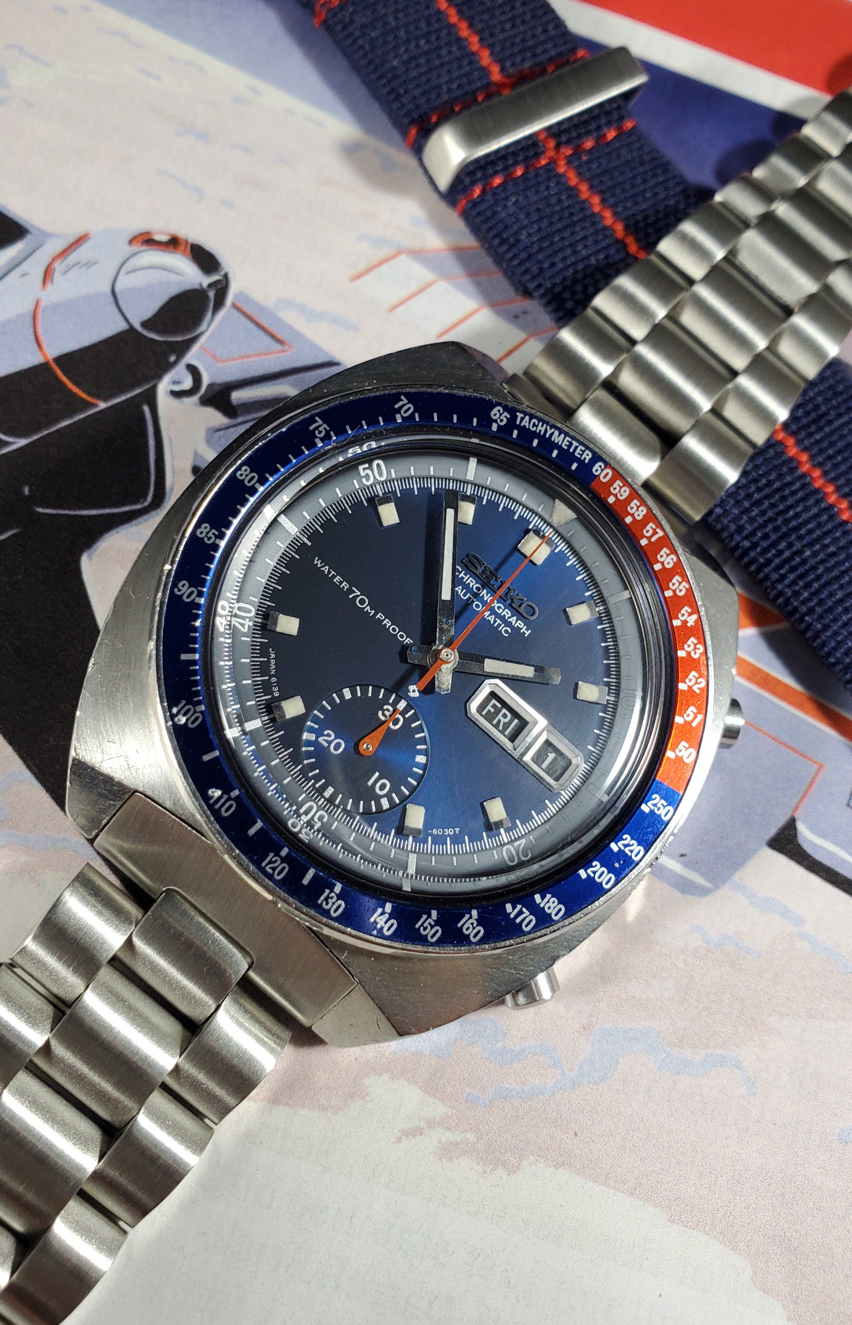 1970 Seiko 6139-6000 \