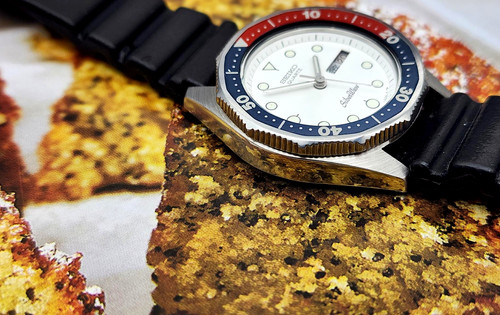 1984 Seiko SilverWave 2A23-0120 Womens Diver, w/Original Rubber