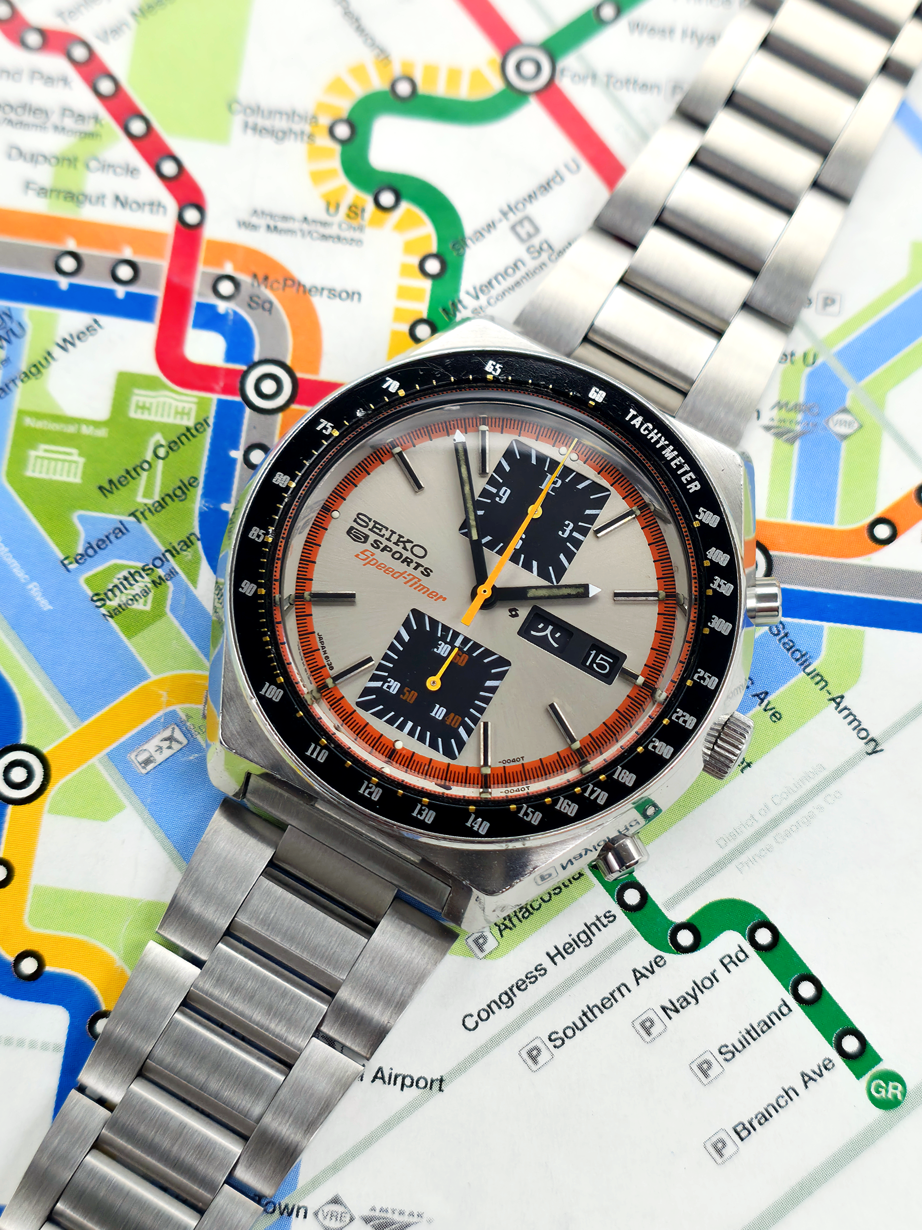 1973 Seiko 6138-0030 SpeedTimer "Champagne Kakume" JDM Automatic Chronograph