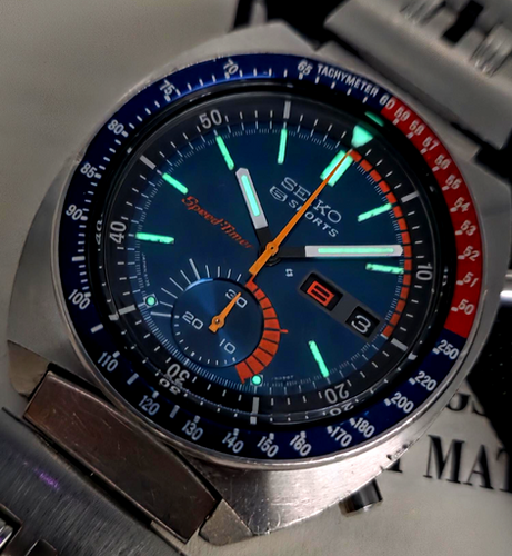 希少モデル セイコー スピード タイマー 6139-6002 Full Set 1972 Seiko 6139-6002 