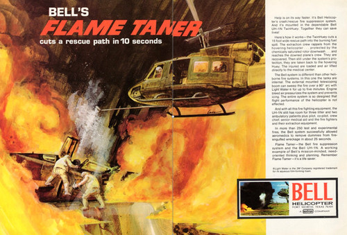 1960s Bell UH-1N Iroquois 