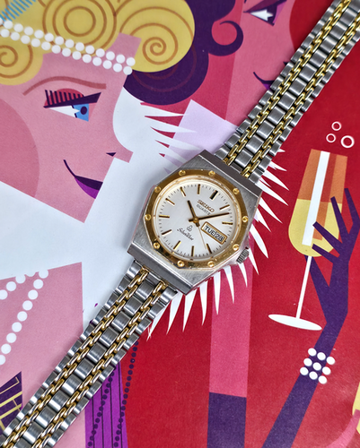 Two-Tone 1983 Seiko SilverWave 