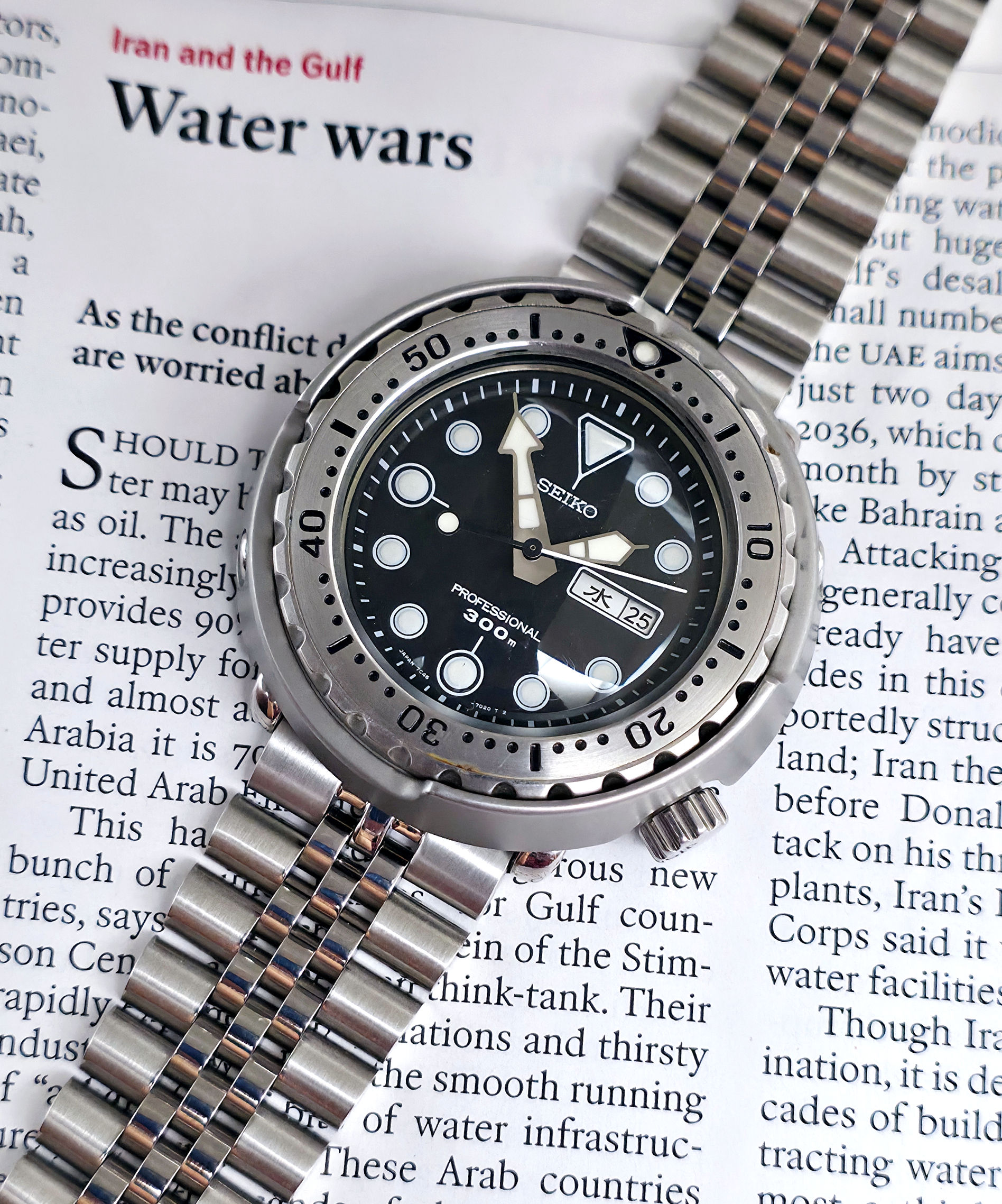 1992 Seiko 7C46-7011 "Tuna" Marinemaster (SBBN007) Professional Dive Watch