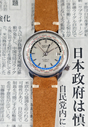 1964 Seiko 6217-7000 World Time GMT Automatic Watch | DC Vintage