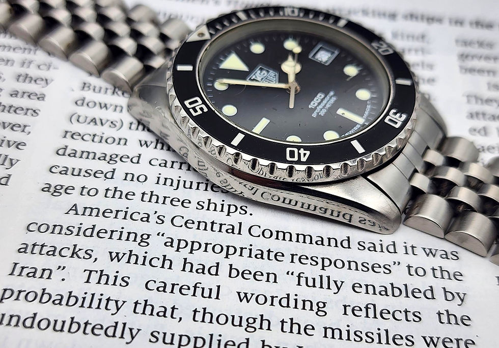 Thumbnail: 1985 TAG Heuer 1000 Ref. 980.013B Diver, w/Boxes & Papers