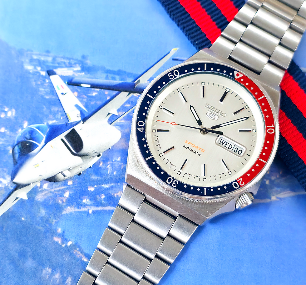 Thumbnail: 1982 Seiko 6309-8360 "Pepsi" Automatic Sports Dive Watch