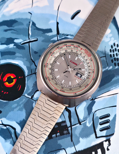 セイコー　アルバ K2000 V743-6A30 腕時計　フジツボ 1997 Alba K2000 V743-6A30 Rallymeter Racing Watch | DC Vintage Watches