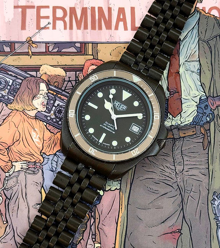 1983 Heuer Ref. 981.006 Military Olive PVD Jumbo Diver | DC