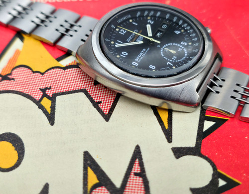 Japanese Air Self Defense Force Pilot-Issued 1973 Seiko 6139-7012