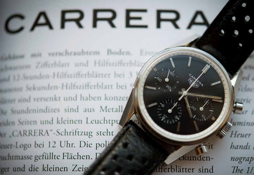 Thumbnail: 1970s Heuer Carrera, Autavia, and Monaco Watches "Heuer with Automatic!" Advert