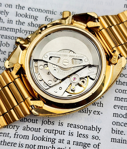 Gold 1974 Seiko 6139-6012 Automatic Chronograph | DC Vintage Watches