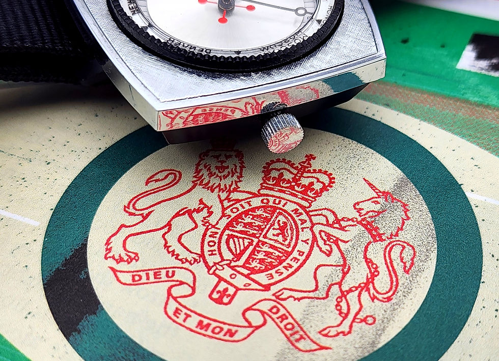 Thumbnail: 1965 Gilbert James Bond "007" Jump Hour Mechanical Watch