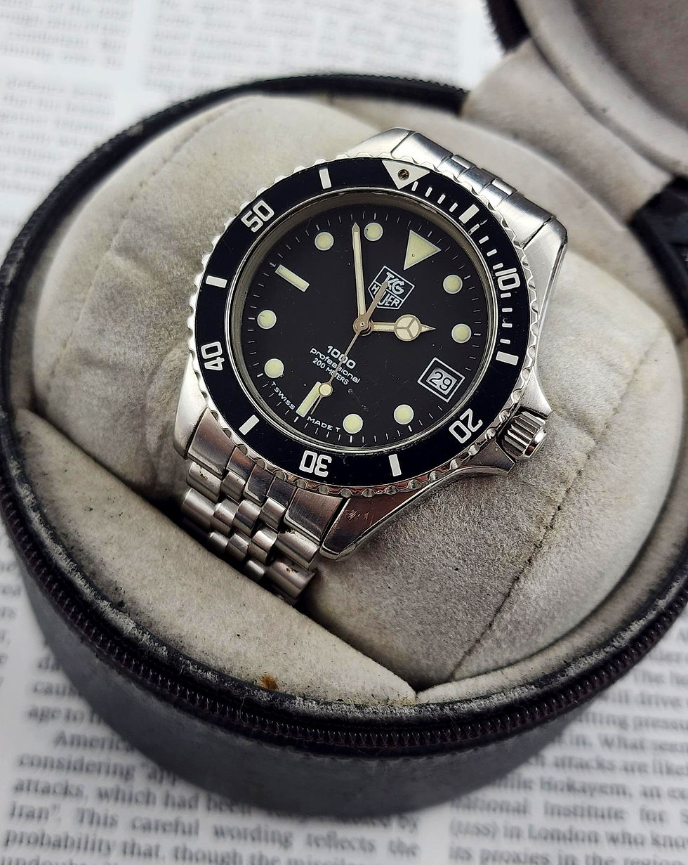 Thumbnail: 1985 TAG Heuer 1000 Ref. 980.013B Diver, w/Boxes & Papers