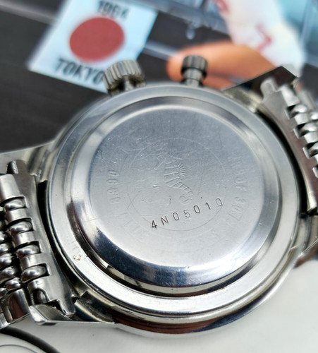 1964 Seiko 5717-8990 Mono-Pusher Olympic Chronograph | DC Vintage