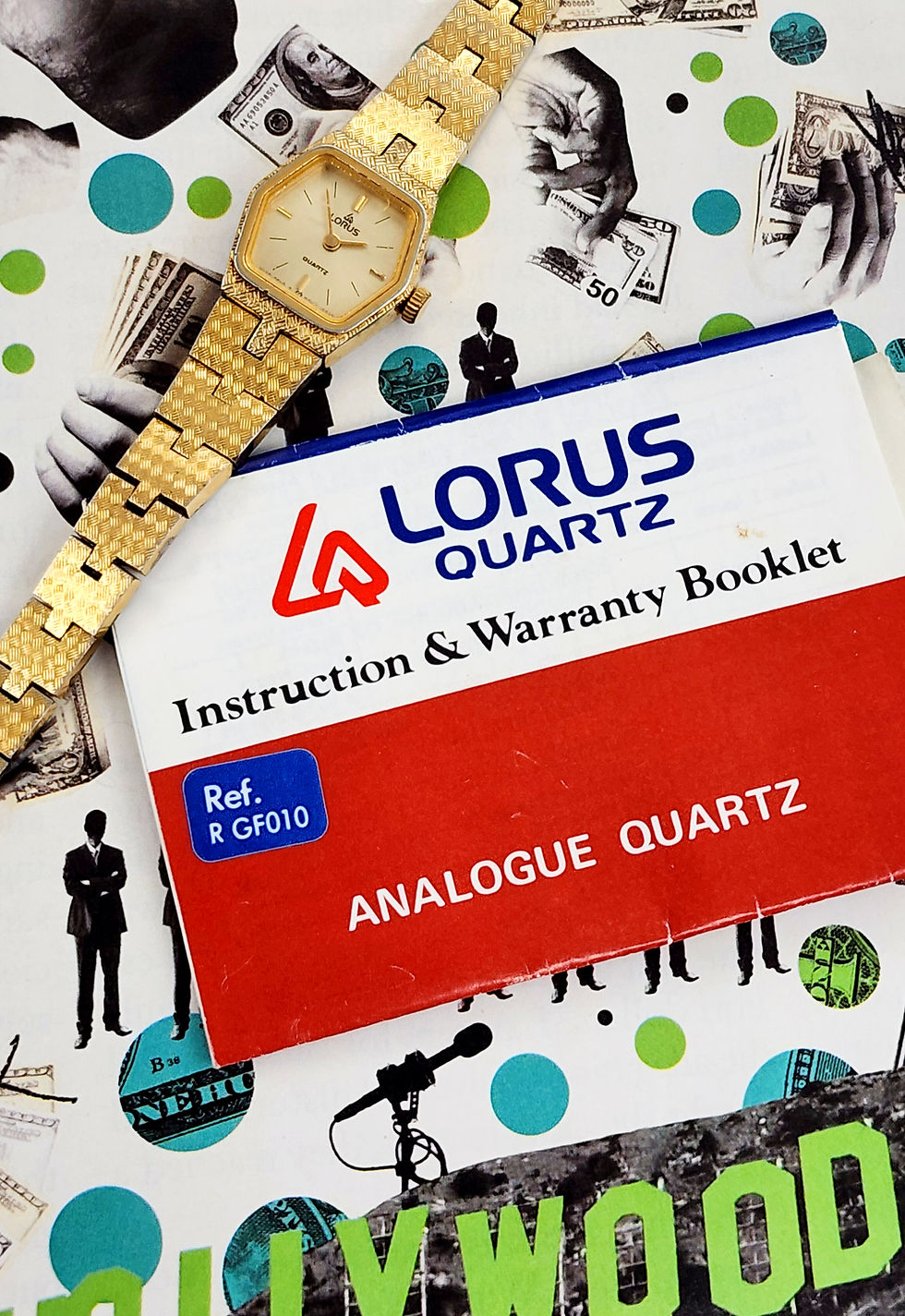 Thumbnail: Gold 1980s Lorus Ref. V232-5360 Woman's Dress Watch