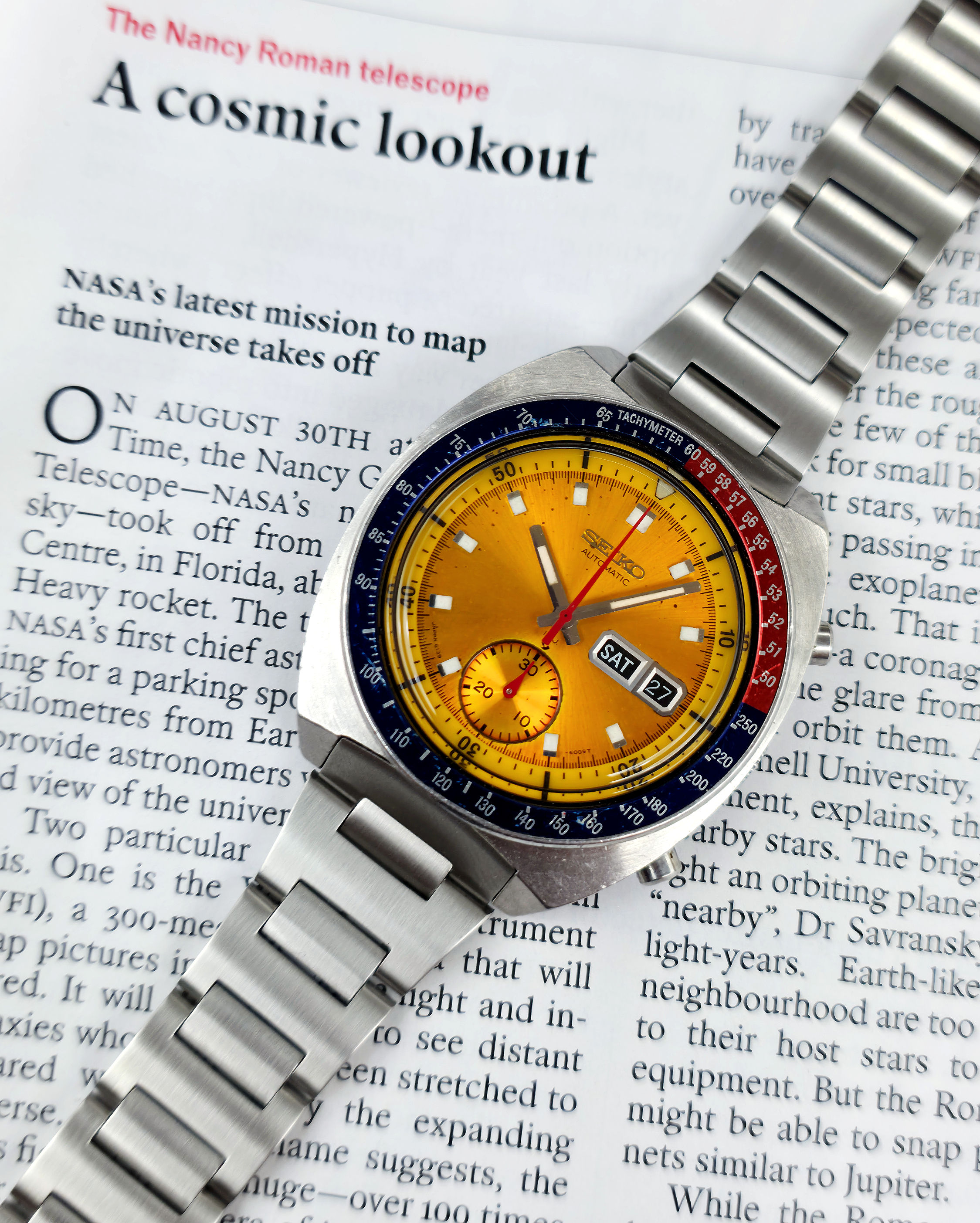 1973 Seiko 6139-6005 "Colonel Pogue" Automatic Chronograph