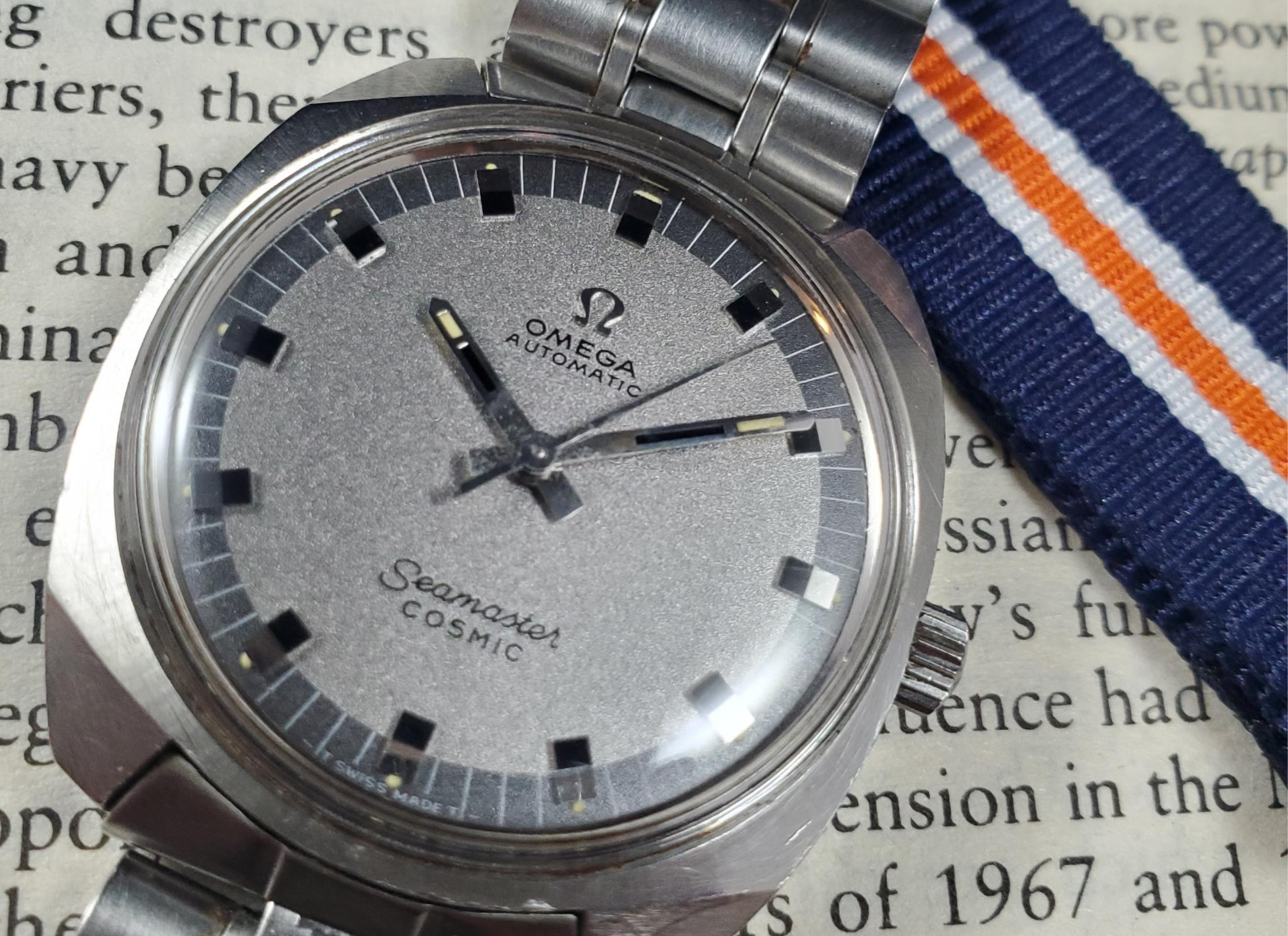 Omega Seamaster Cosmic Crosshair Dial 