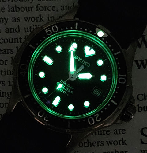 1994 Seiko 7N35-6110 SCUBA 200m Titanium Diver, Box & Papers | DC