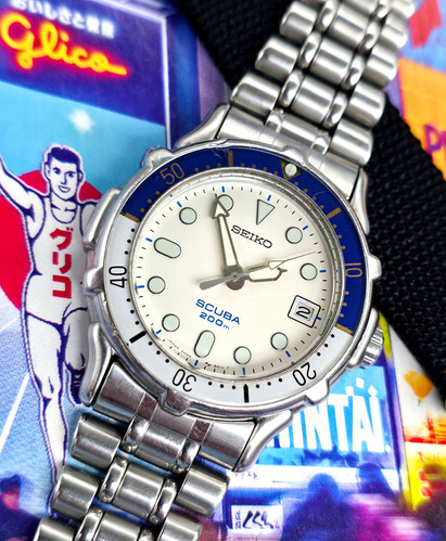 ♦︎USED♦︎ SEIKO SCUBA 200m 5H25-6030 SEIKO SCUBA 200m 5H25-6030