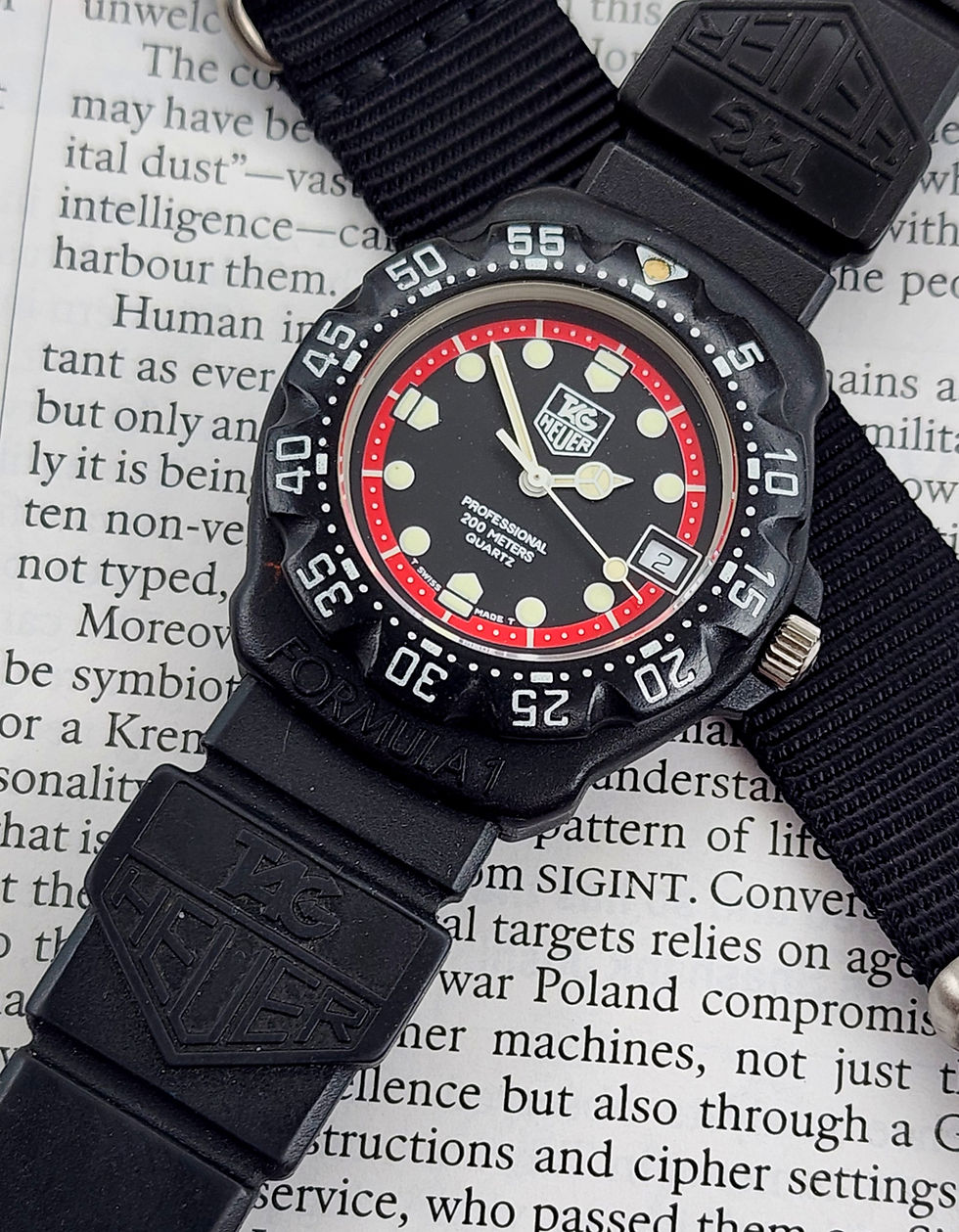 タグホイヤー フォーミュラ1 383.513/1 本物 TAG HEUER 383.513/1 フォーミュラ1 ブラック文字盤 レッドライン