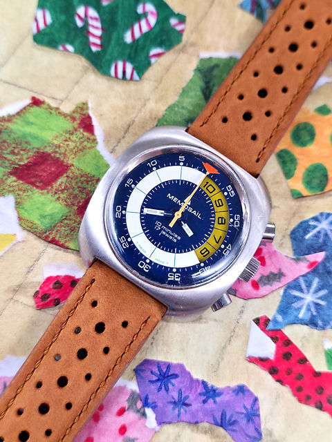 その他 1970s Italian-Design Heritage Shell 1970's Memosail Regatta Valjoux 7737 Chronograph | DC Vintage Watches