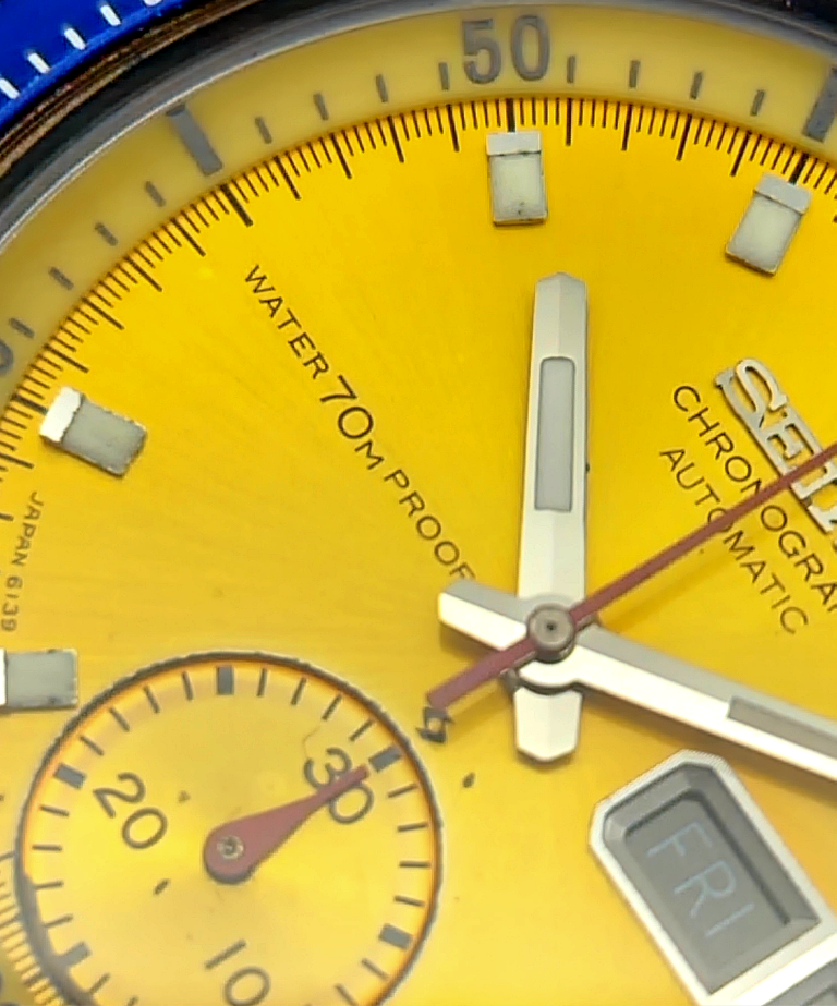 Thumbnail: 1970 Seiko 6139-6000 "Pogue" Proof/Proof Chronograph w/Original H-Link Bracelet