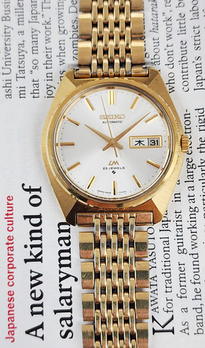 稼動品SEIKOセイコーLM23石JEWELS自動巻ゴールド5606-7000 稼動品SEIKOセイコーLM23石JEWELS自動巻ゴールド5606-7000 Gold