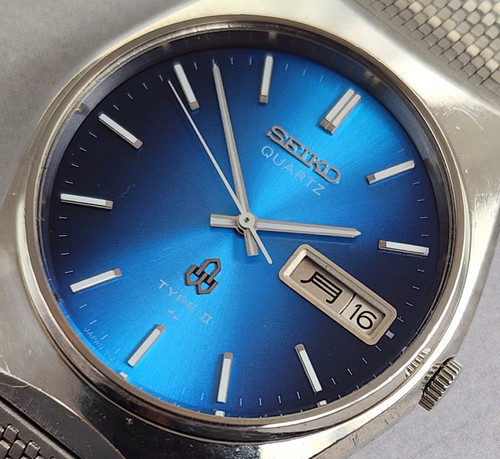 1978 Seiko Type II 7123-7000 Quartz Dress Watch | DC Vintage Watches
