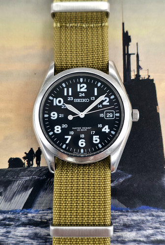 1997 Seiko 7N42-8260 Field Watch | DC Vintage Watches