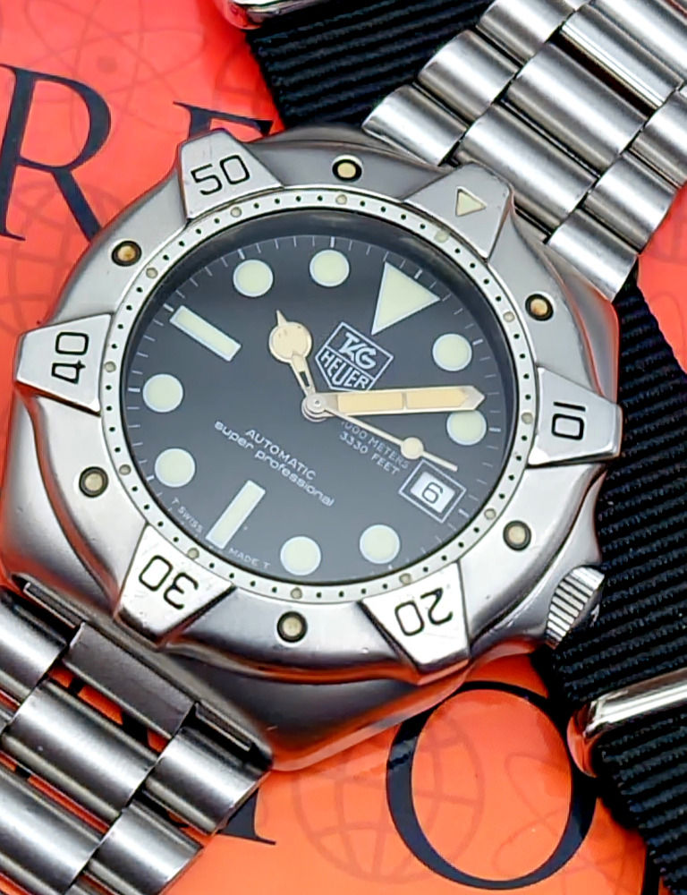 Thumbnail: 1984 TAG Heuer Super Professional Ref. 840.006 Deep Sea Diver, w/Heuer Box