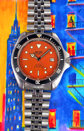 希少 HEUER Professional 980.008 オレンジダイバー 希少 HEUER Professional 980.008 オレンジダイバー 希少 HEUER