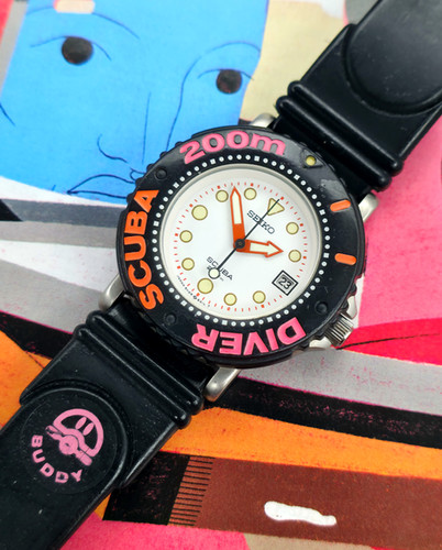 1989 Seiko 5H25-6A1C SCUBA 200 Dive Watch | DC Vintage Watches