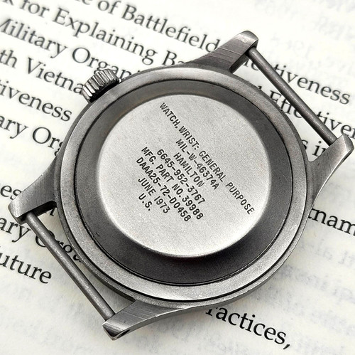 USMIL-Issued Early 1970s Hamilton MIL-W-46374A Mechanical Watch