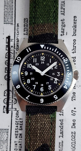 DoD MIL-W-50717 Type II Military Automatic Dive Watch | DC Vintage