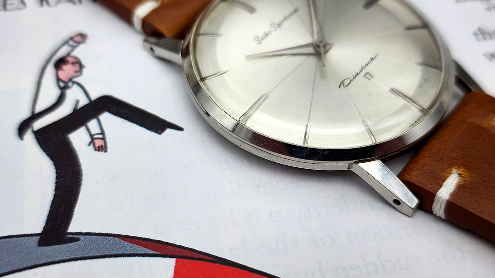 Thumbnail: 1960's Seiko Sportsman J15012E Mechanical Watch
