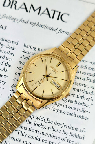 Gold 1978 Seiko Type II 4336-8000 Dress Watch, w/Instructions | DC