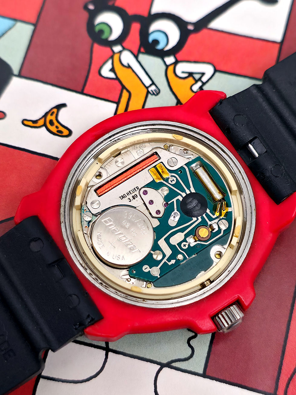 Thumbnail: Full-Size 1989 TAG Heuer Formula 1 Ref. 385.513/1 Dive Watch